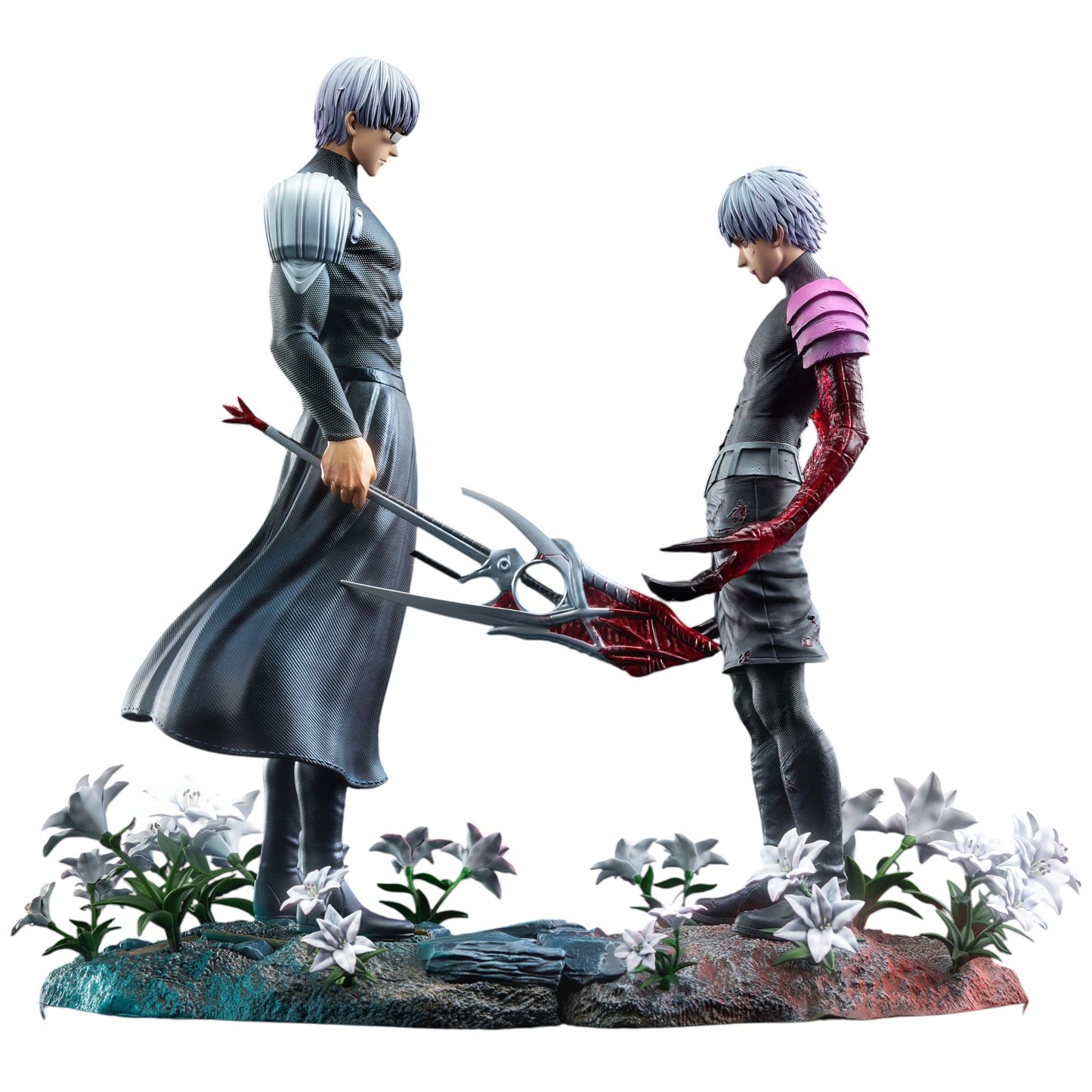Preventa Resina Arima Kisho & Kaneki Ken Figura Tokyo Ghoul: Re Damocles Estudio