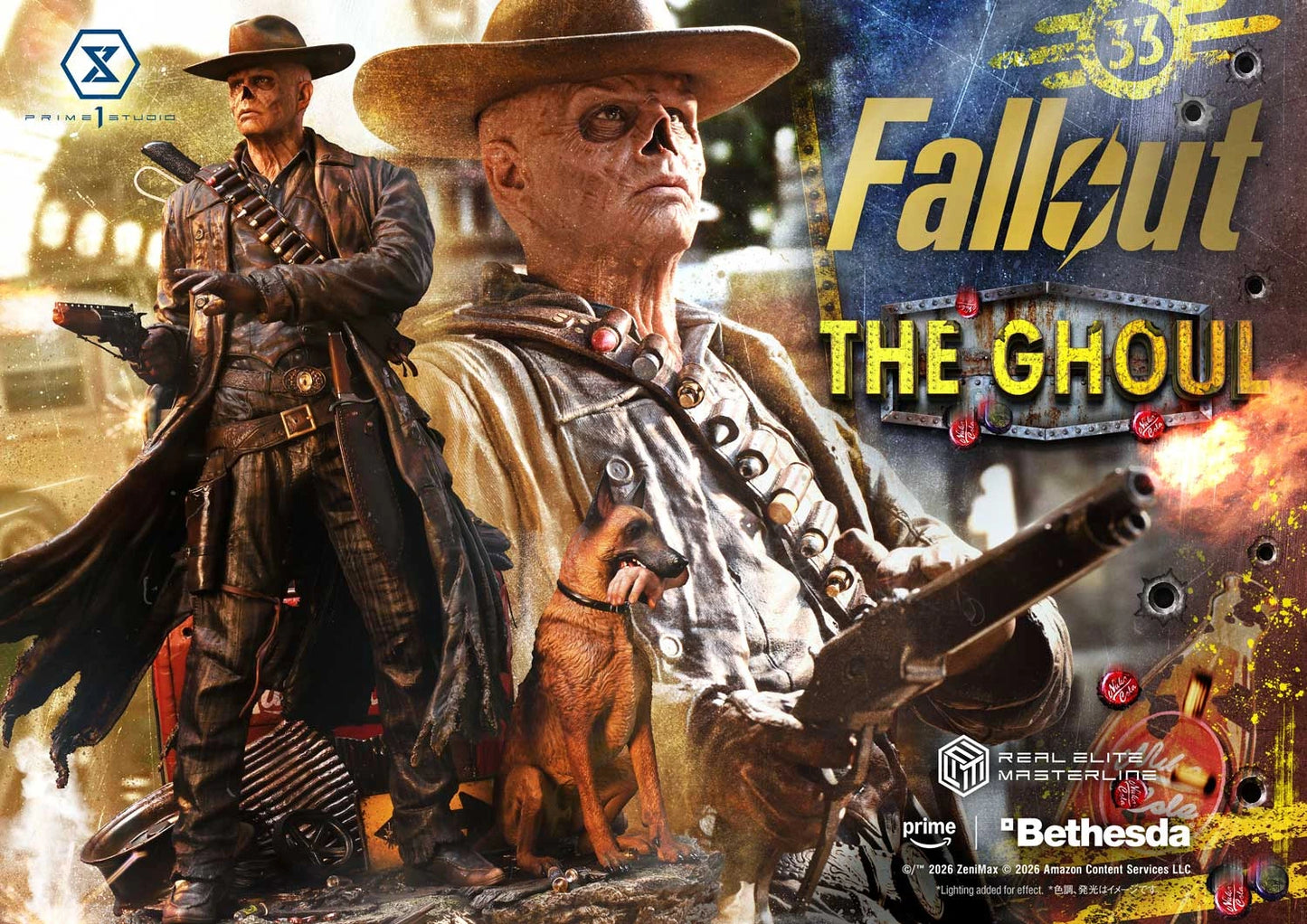 Preventa Resina The Ghoul Figura Fallout Prime 1 (Licencia) Estudio