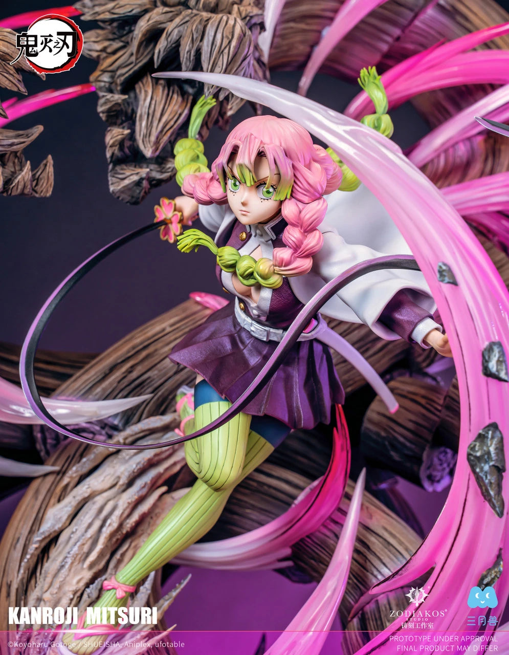 "Preventa Resina Mitsuri Kanroji  Figura Demon Slayer: Kimetsu no Yaiba  1/6 Zodiakos Estudio (Licencia)"