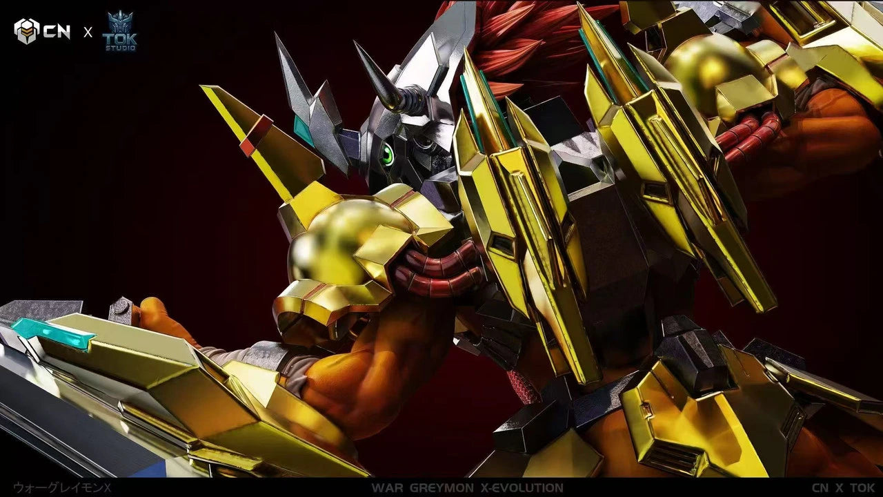 Preventa Resina WarGreymon X Figura Digimon TOK Estudio