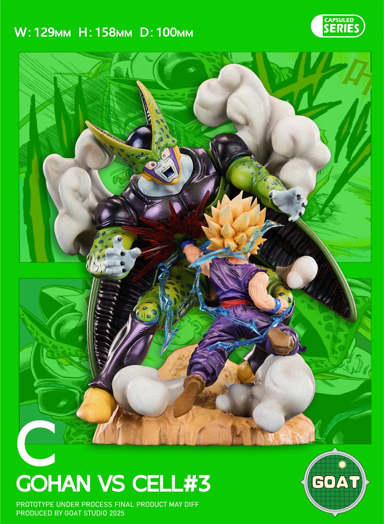 Preventa Resina Memories Figura Dragon Ball GOAT Estudio