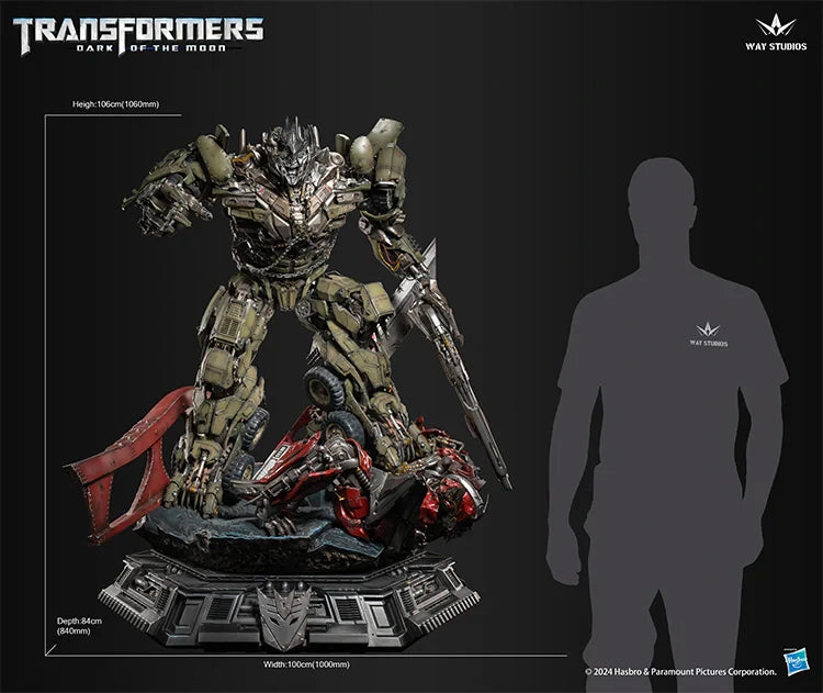 Preventa Resina Megatron Figura Transformers: El lado oscuro de la Luna Way Estudio