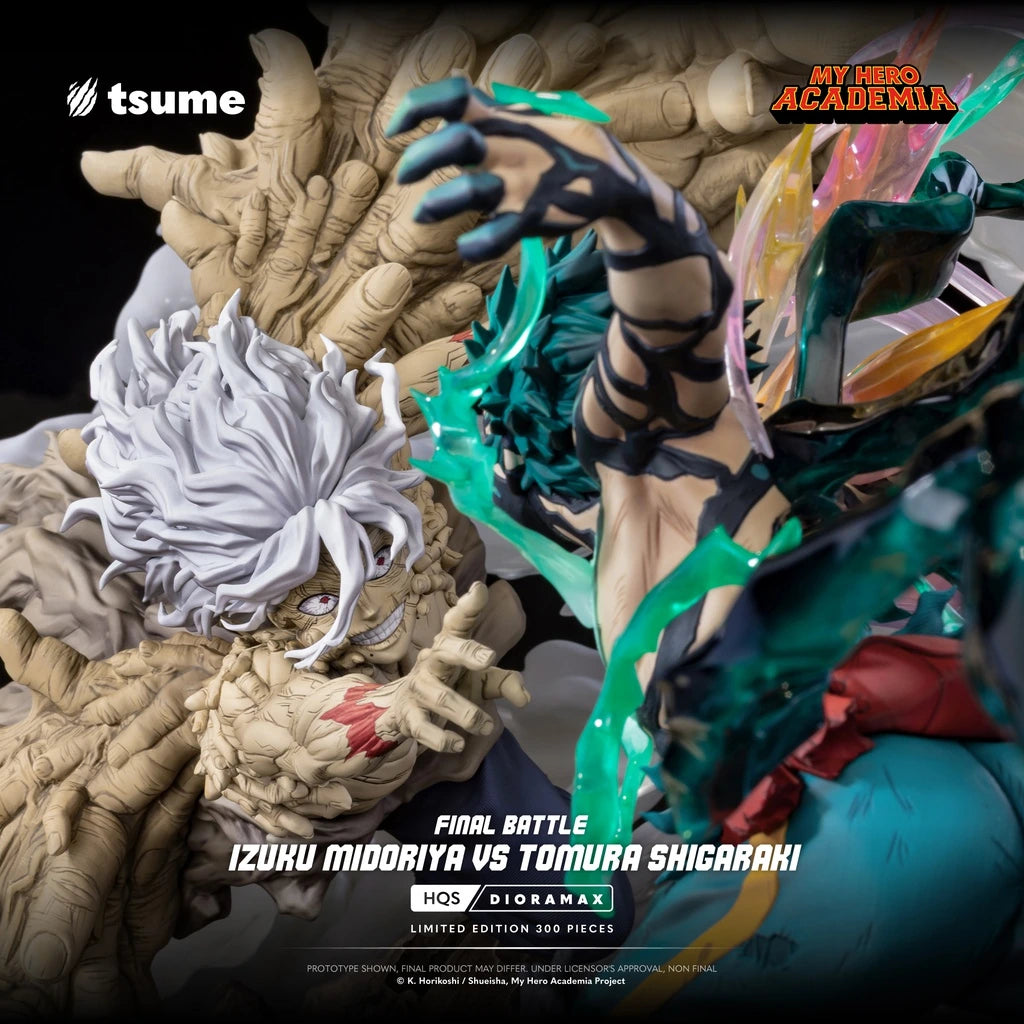 Preventa Resina Izuku Midoriya vs Tomura Shigaraki Figura My Hero Academia  Tsume Art (Licencia) Estudio