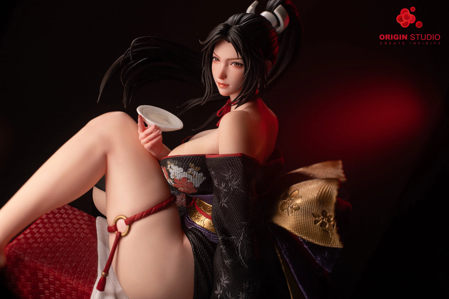 Preventa Resina Mai Shiranui Figura Street Fighter Origin Estudio