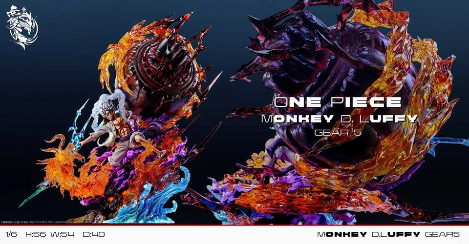 Preventa Resina Luffy "Gear 5" Figura One Piece Wu Shuang Estudio