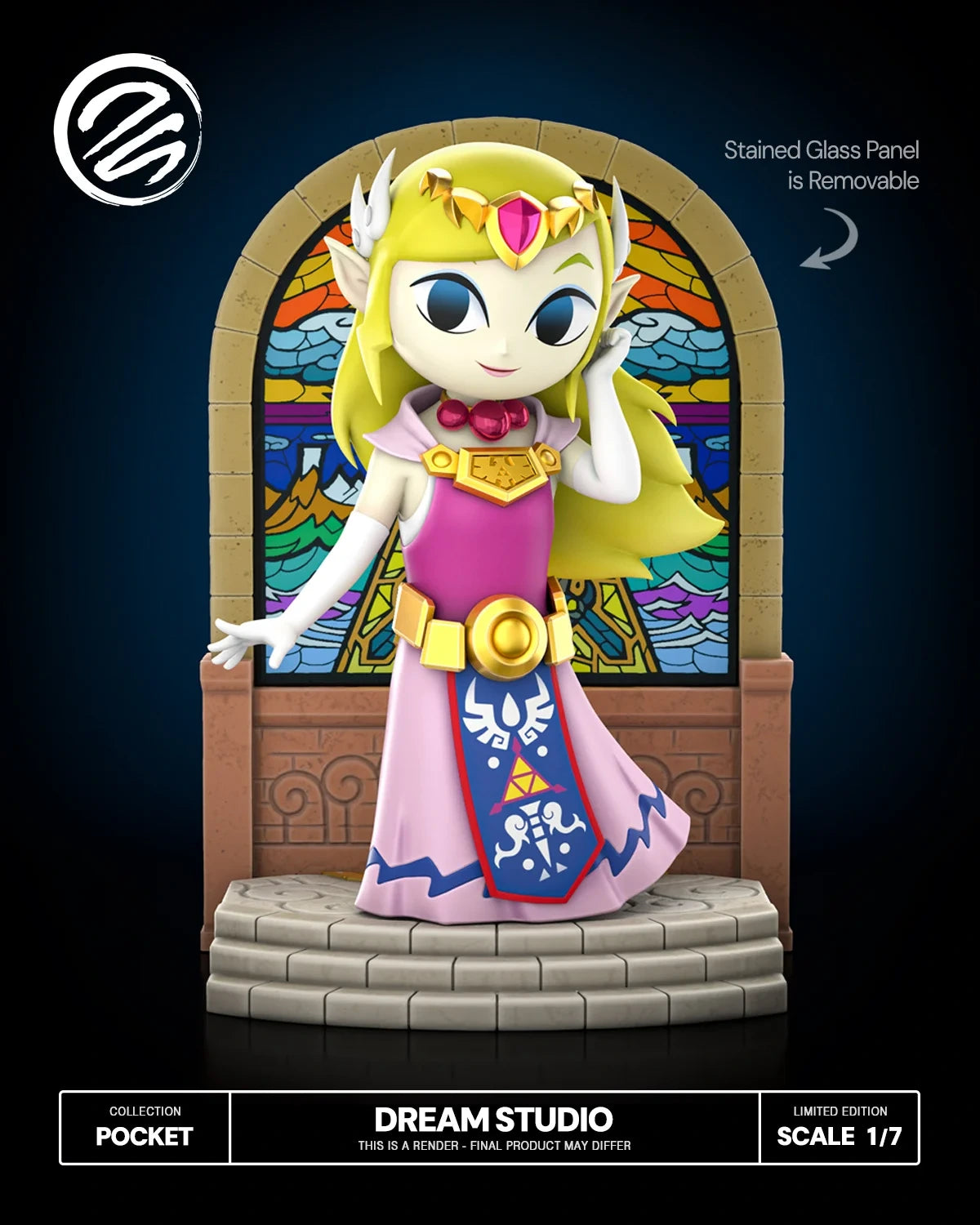 Preventa Resina Rey Hyrule & Princesa Zelda Figura The Legend of Zelda Dream Estudio