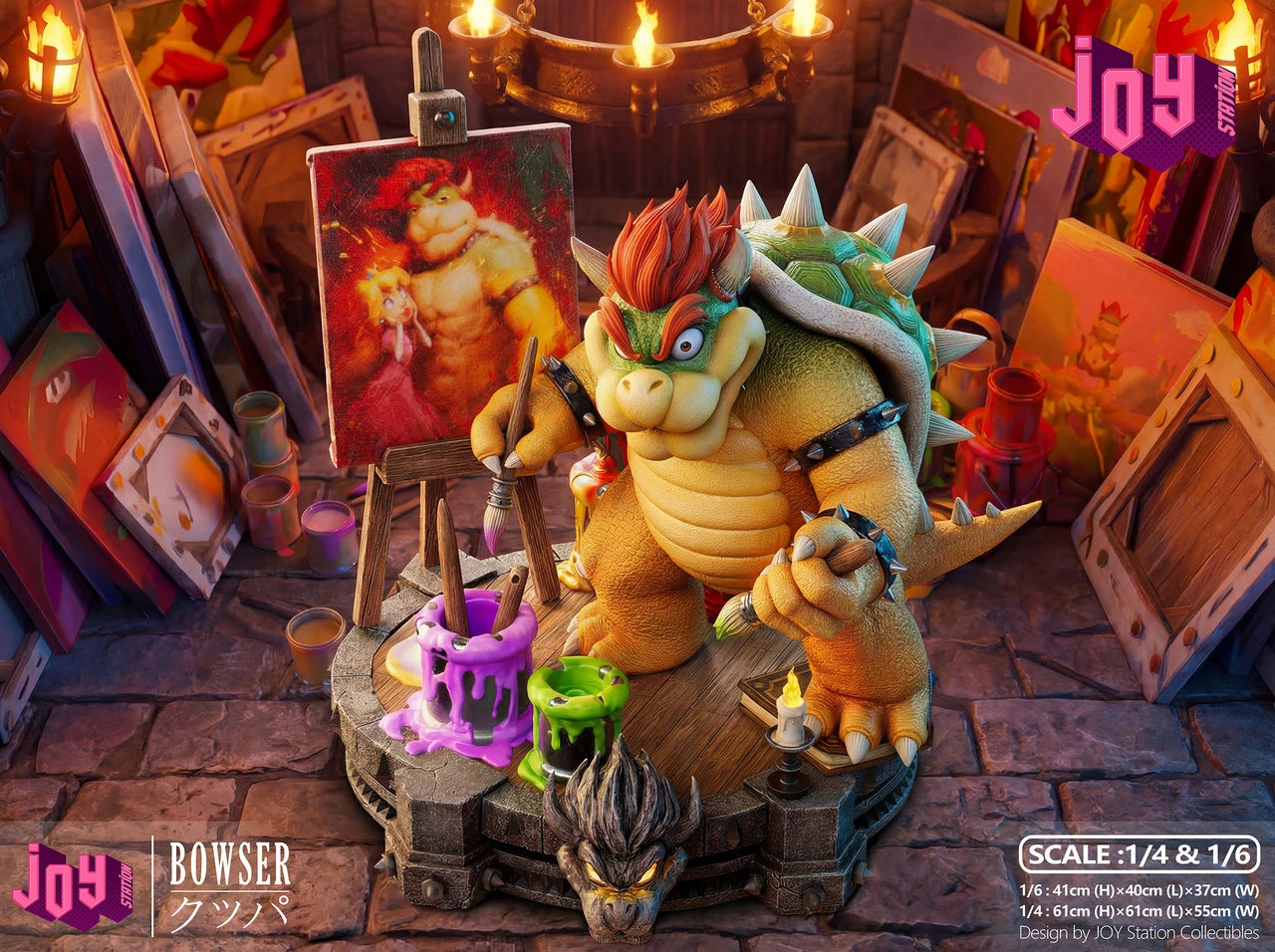 "Preventa Resina Bowser Figura Super Mario Galaxy: Movie  Joy Station Estudio"
