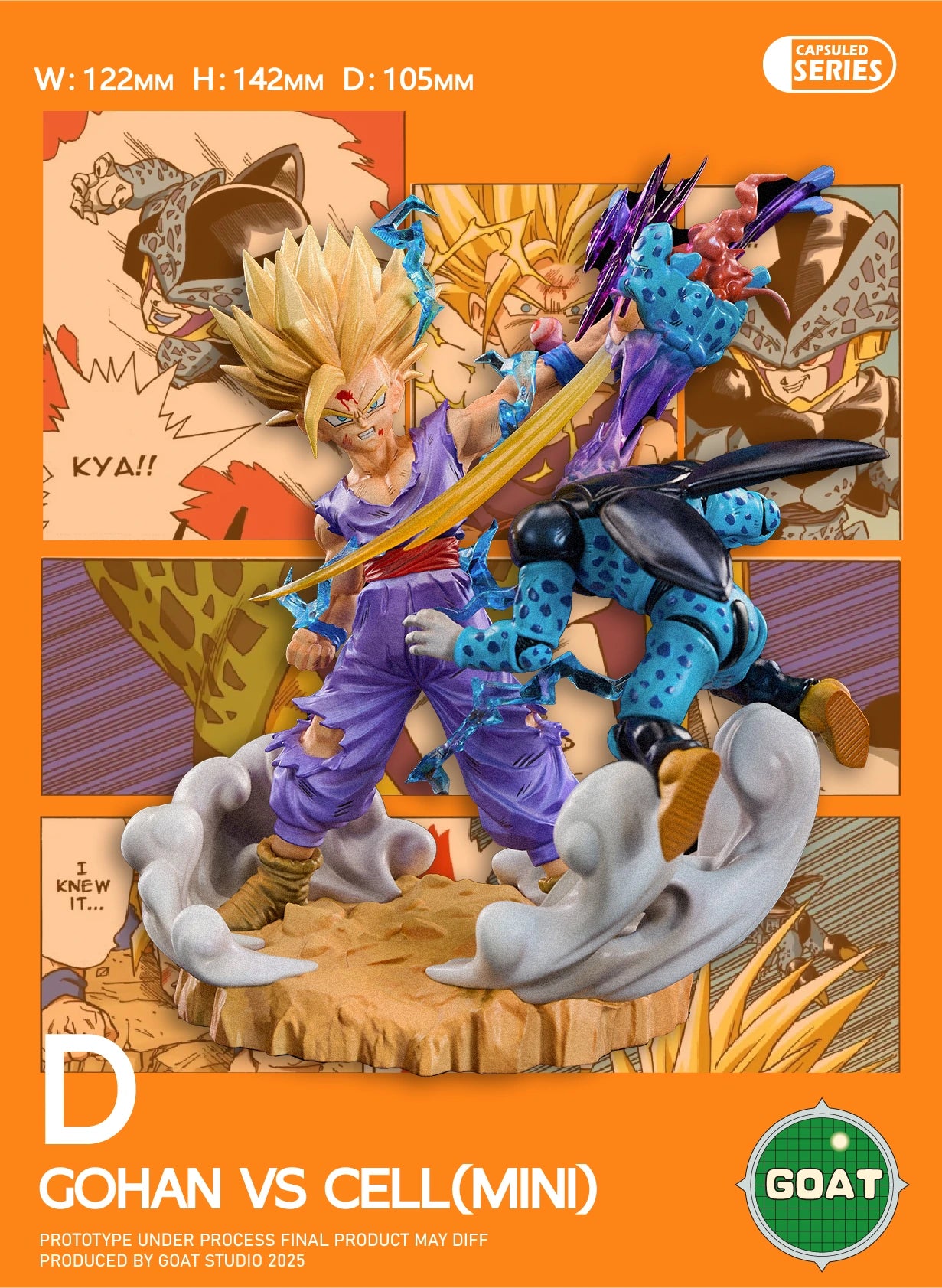 Preventa Resina Memories Figura Dragon Ball GOAT Estudio