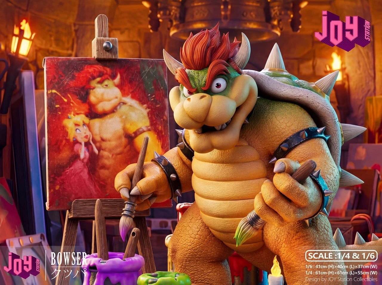 "Preventa Resina Bowser Figura Super Mario Galaxy: Movie  Joy Station Estudio"