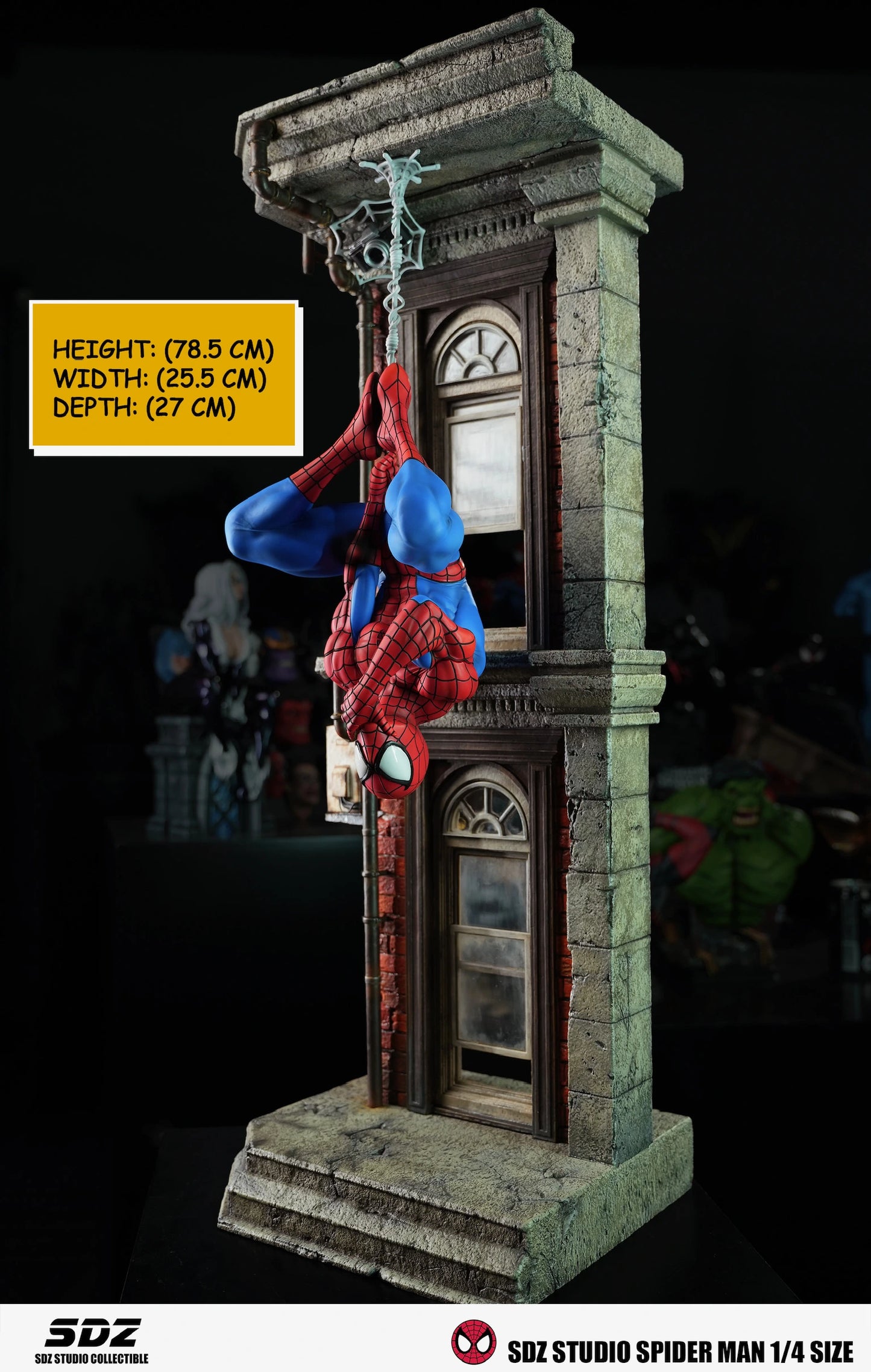 Preventa Resina Spider-man Figura Marvel SDZ Estudio