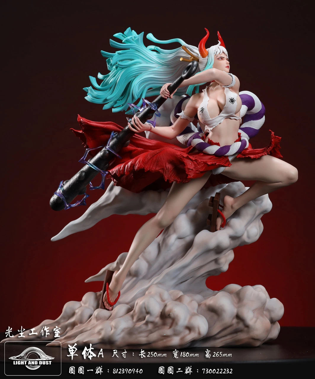 Preventa Resina Yamato & Androide 18 Figura One Piece Light & Dust Estudio