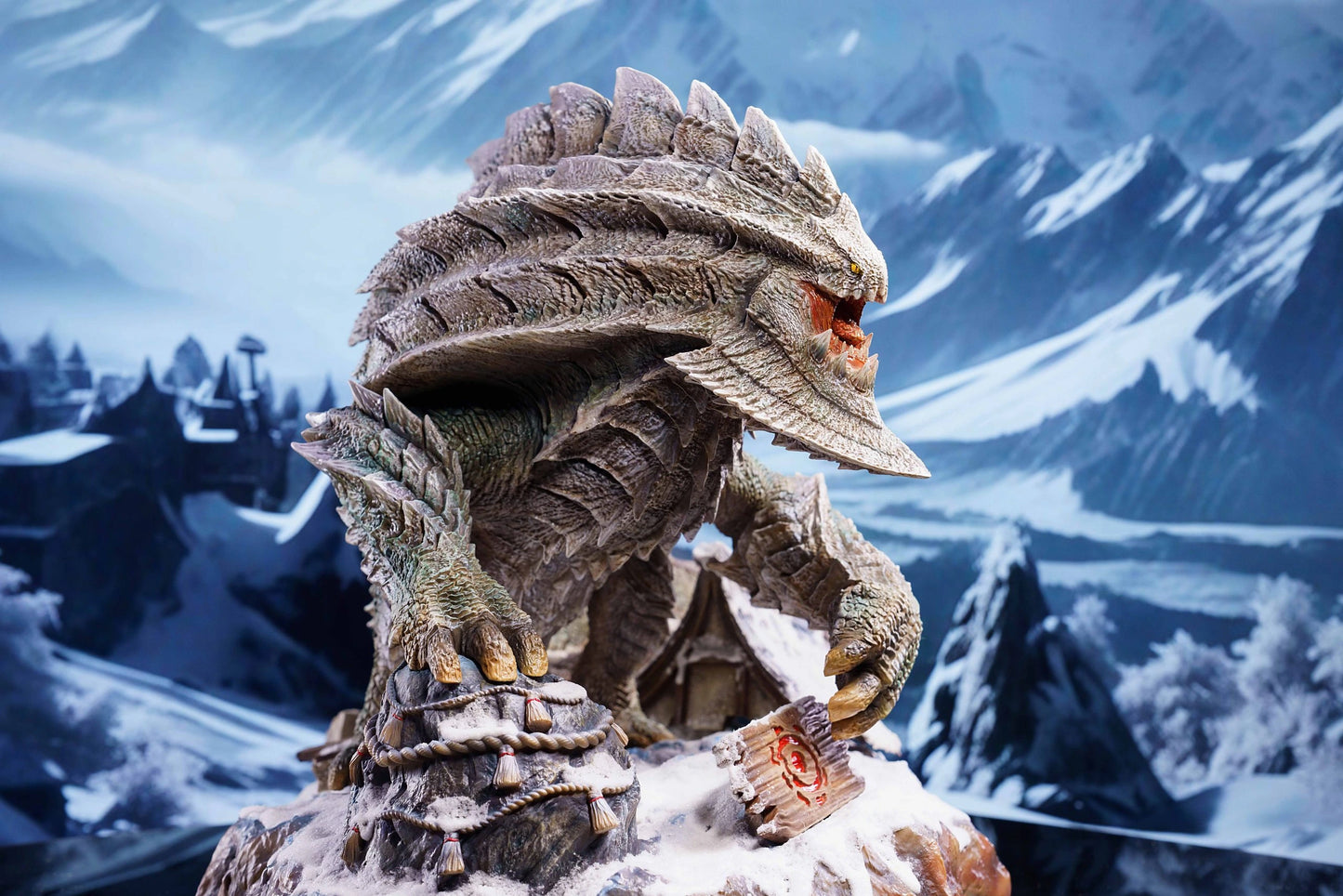 Preventa Resina Ukanlos Figura Monster Hunter Dragon Frontier Estudio