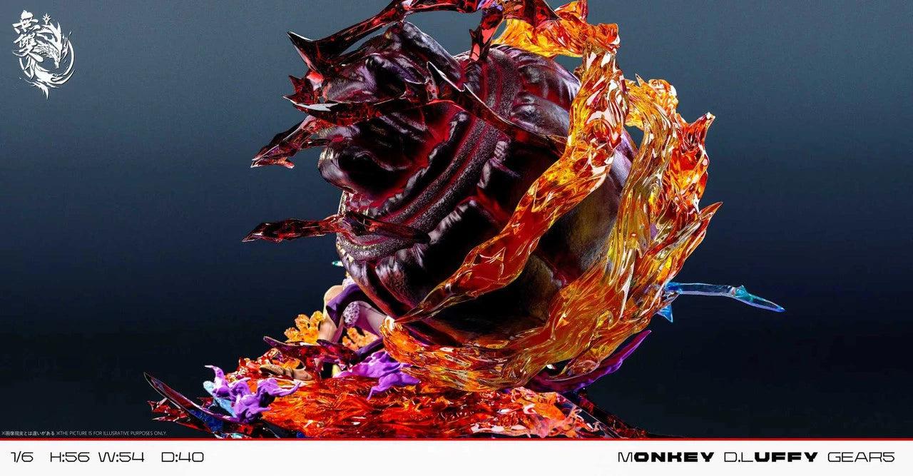 Preventa Resina Luffy "Gear 5" Figura One Piece Wu Shuang Estudio