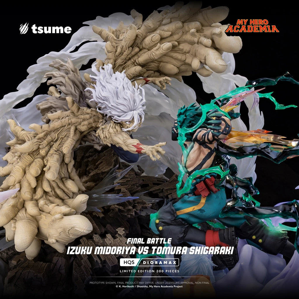 Preventa Resina Izuku Midoriya vs Tomura Shigaraki Figura My Hero Academia  Tsume Art (Licencia) Estudio