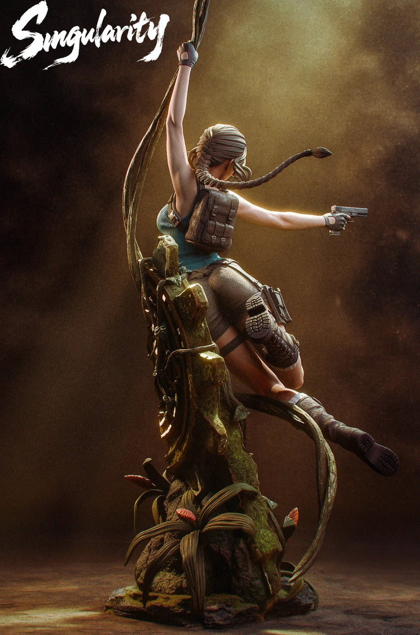 Preventa Resina Lara Croft Figura Tomb Raider Singularity Estudio