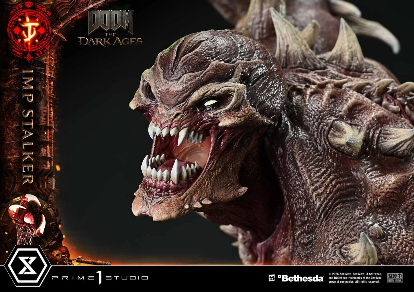 "Preventa Resina Imp Stalker  Figura DOOM: The Dark Ages   Prime 1 (Licencia) Estudio"