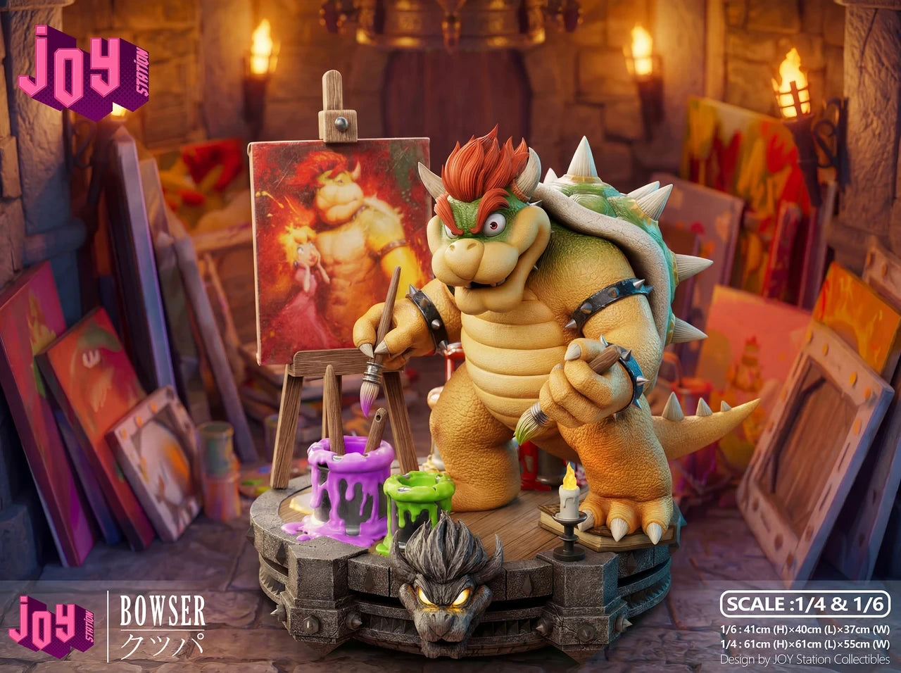"Preventa Resina Bowser Figura Super Mario Galaxy: Movie  Joy Station Estudio"