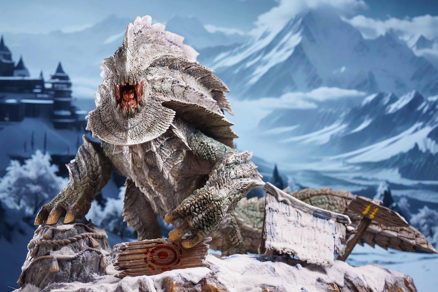 Preventa Resina Ukanlos Figura Monster Hunter Dragon Frontier Estudio