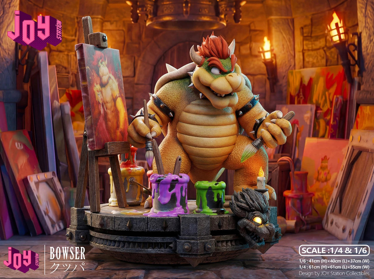 "Preventa Resina Bowser Figura Super Mario Galaxy: Movie  Joy Station Estudio"
