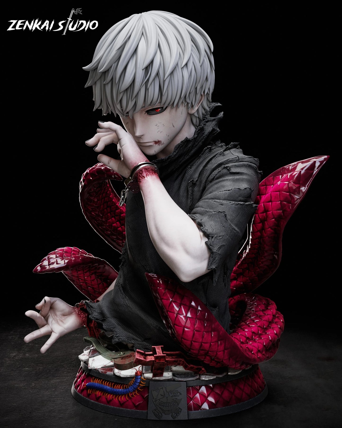 Preventa Resina Kaneki Ken Figura Tokyo Ghoul Zenkai Estudio