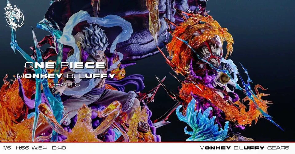 Preventa Resina Luffy "Gear 5" Figura One Piece Wu Shuang Estudio