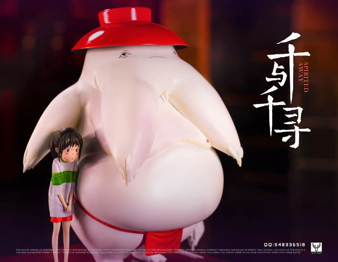 Preventa Resina Chihiro & Radish Spirit Figura El Viaje de Chihiro White Deer  Estudio