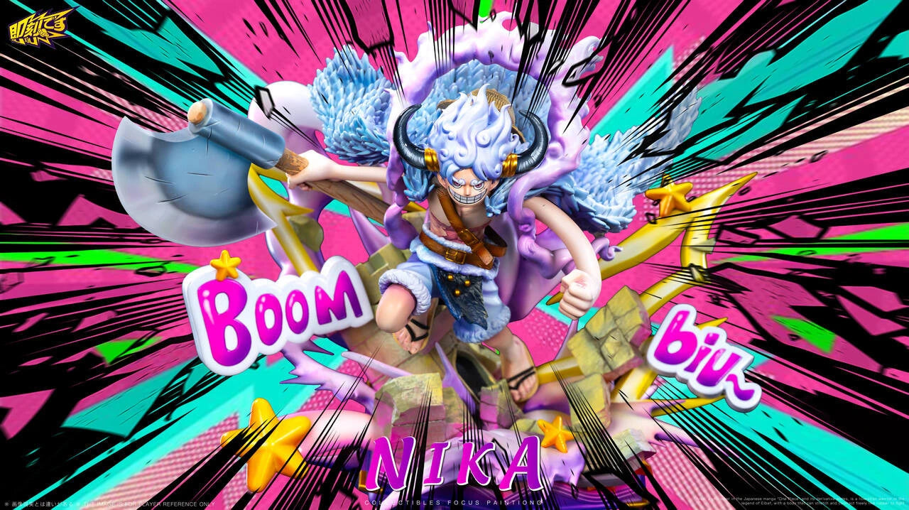 Preventa Resina Monkey D. Luffy "Nika" Figura One Piece JiKe Estudio