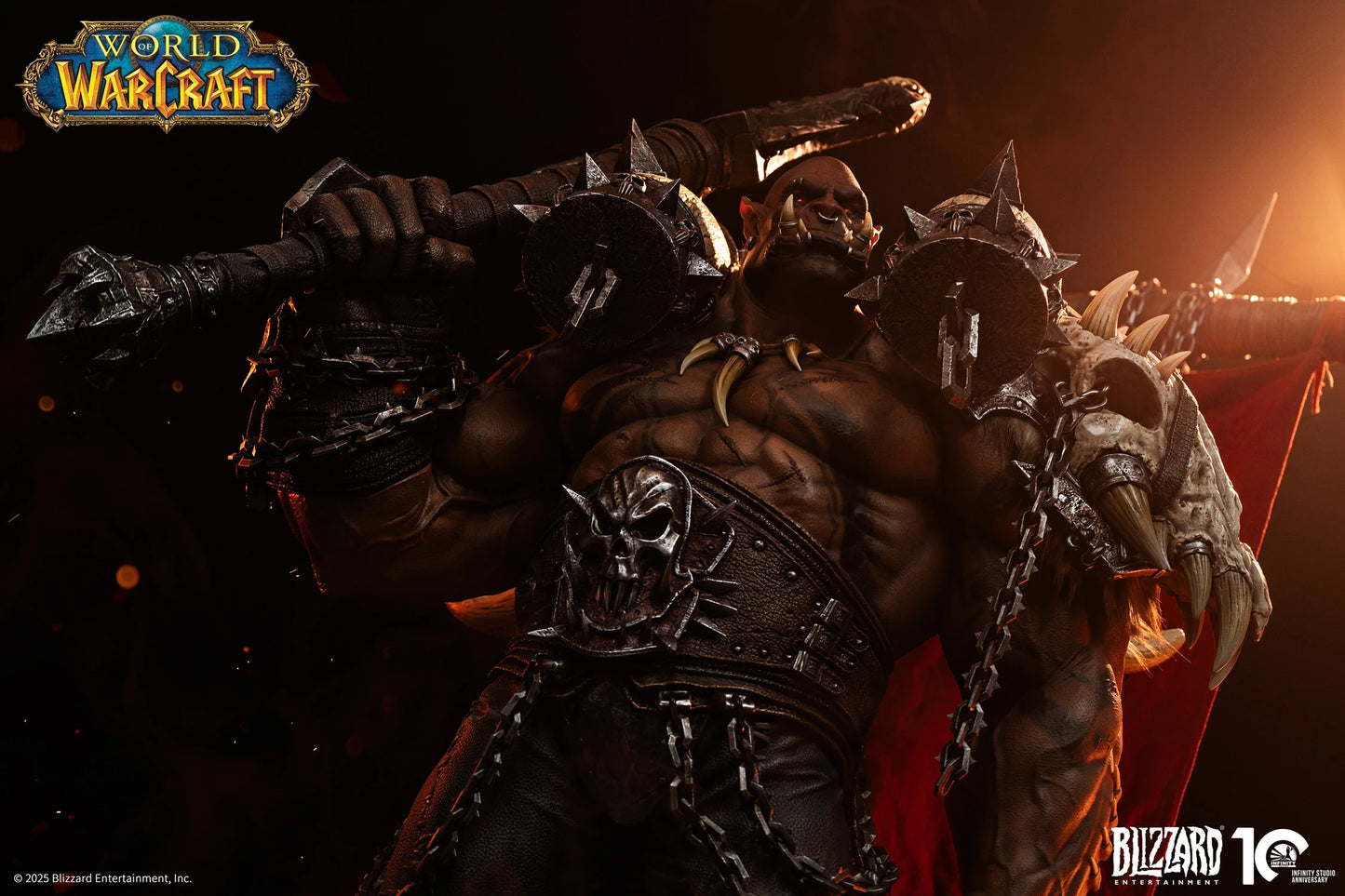 Preventa Resina Garrosh Hellscream  Figura World of Warcraft Infinity (Licencia) Estudio
