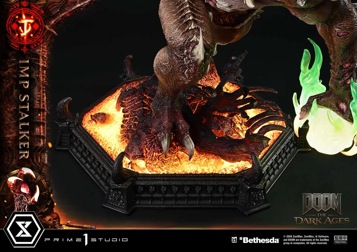 "Preventa Resina Imp Stalker  Figura DOOM: The Dark Ages   Prime 1 (Licencia) Estudio"