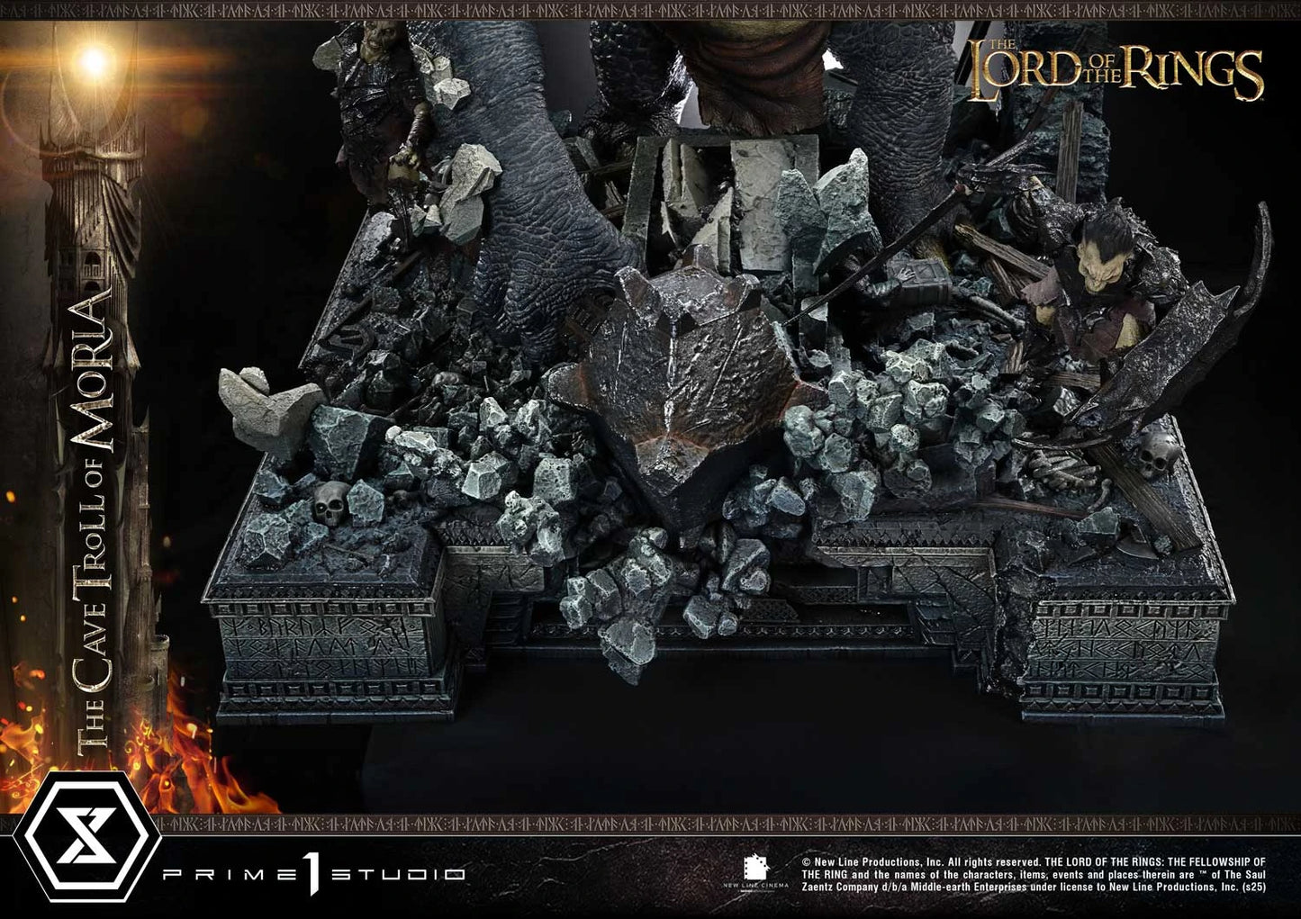 Preventa Resina Cave Troll of Moria Figura The Lord of the Rings Prime 1 (Licencia) Estudio