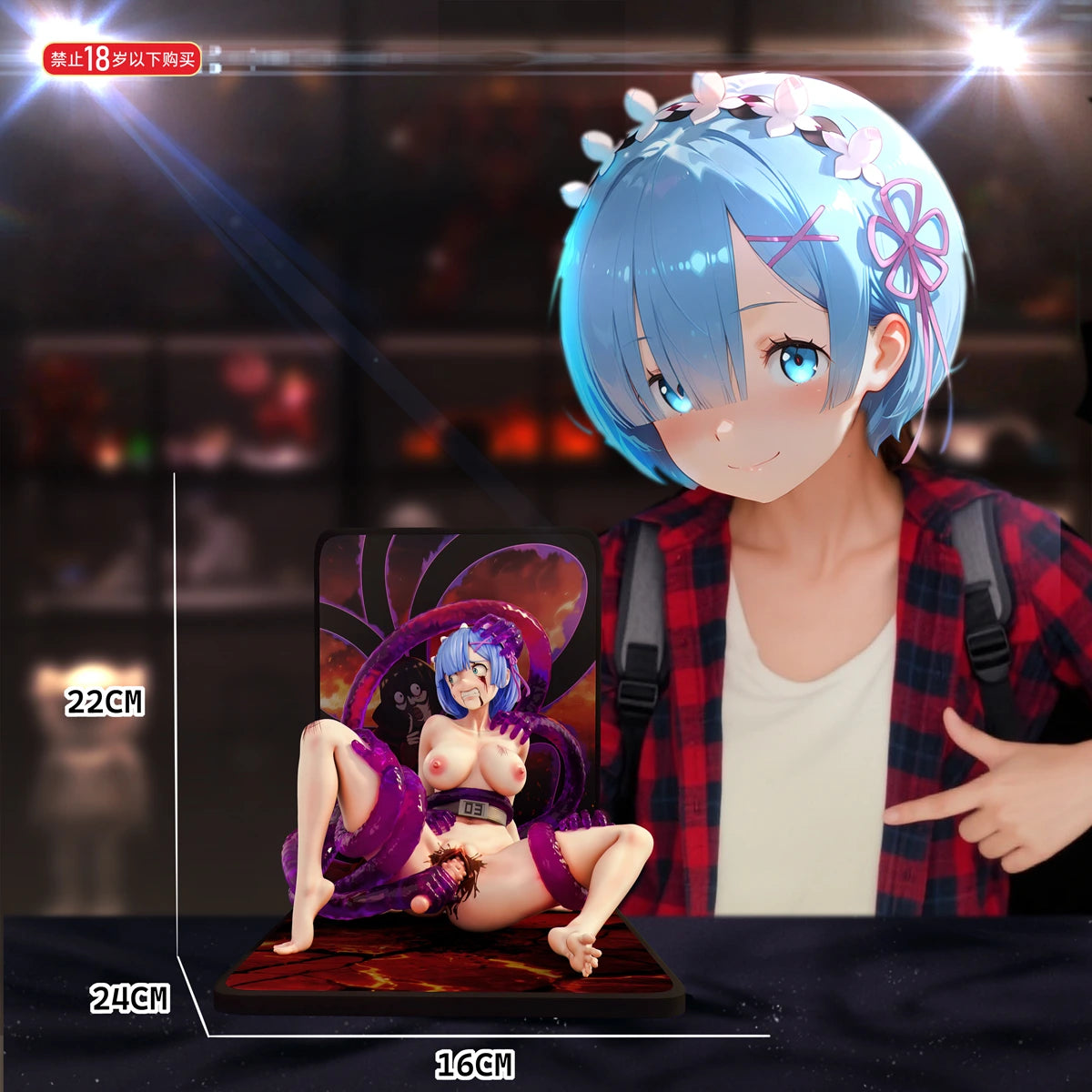 Preventa Resina Rem  Figura Re:ZERO -Starting Life in Another World  Fish Head Estudio