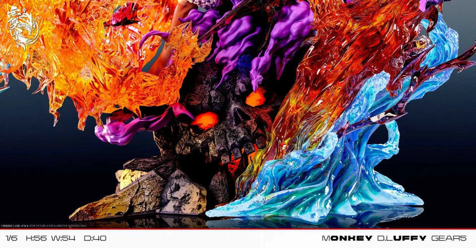 Preventa Resina Luffy "Gear 5" Figura One Piece Wu Shuang Estudio