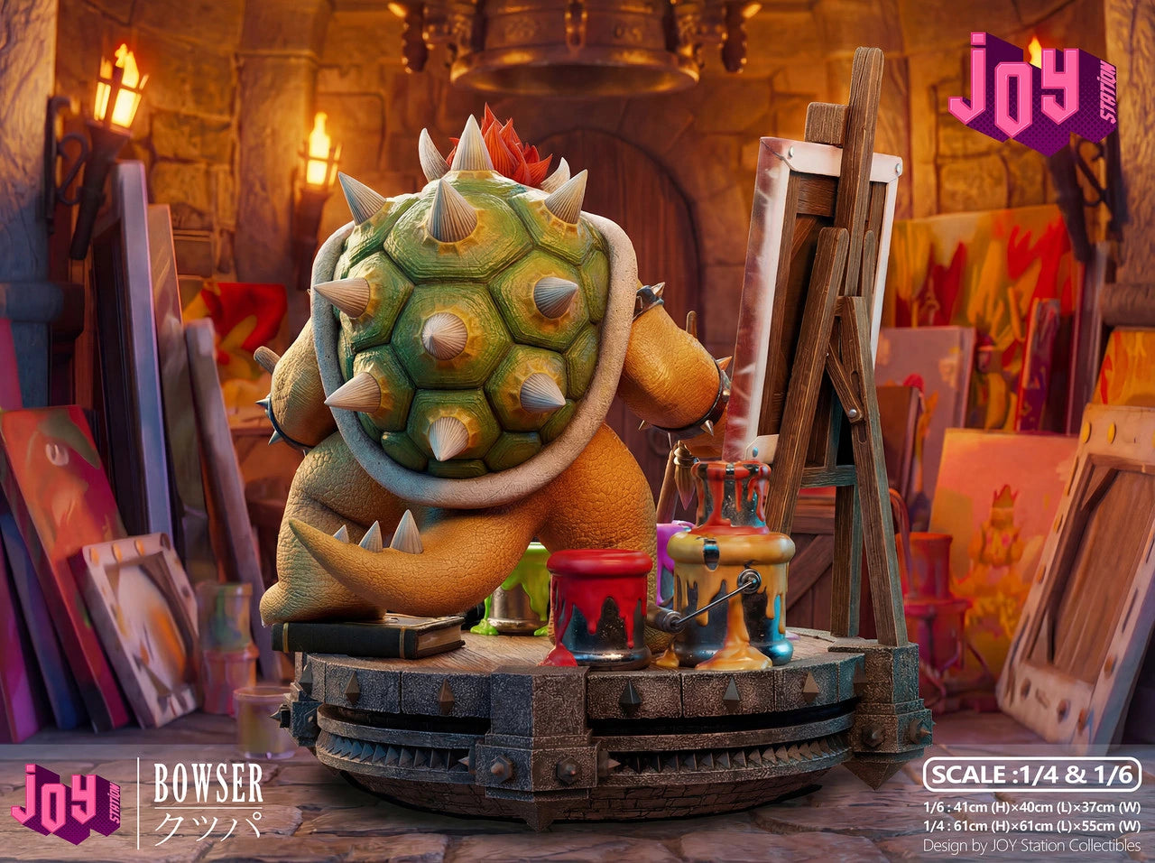 "Preventa Resina Bowser Figura Super Mario Galaxy: Movie  Joy Station Estudio"