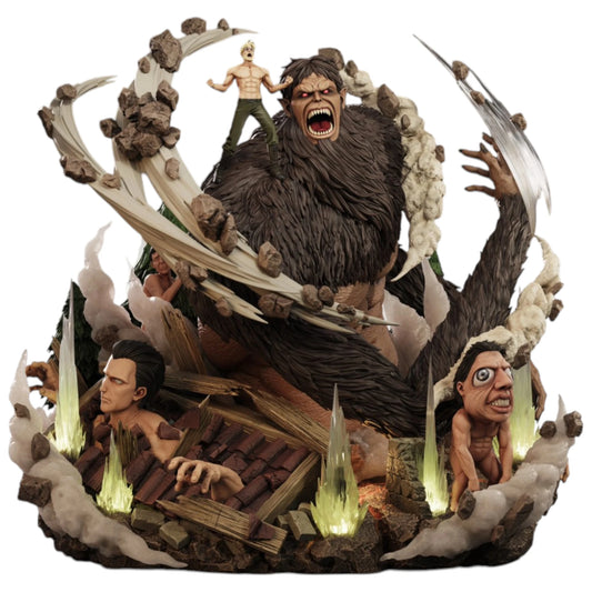 Preventa Resina Zeke Jaeger & Titan Bestia Figura Attack On Titan Freedom  Estudio