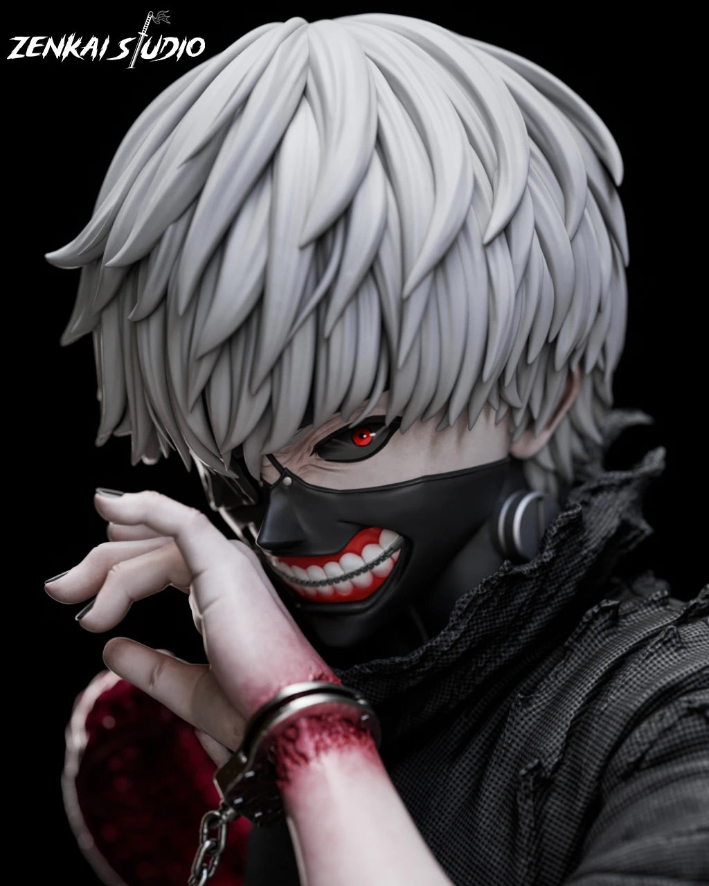 Preventa Resina Kaneki Ken Figura Tokyo Ghoul Zenkai Estudio