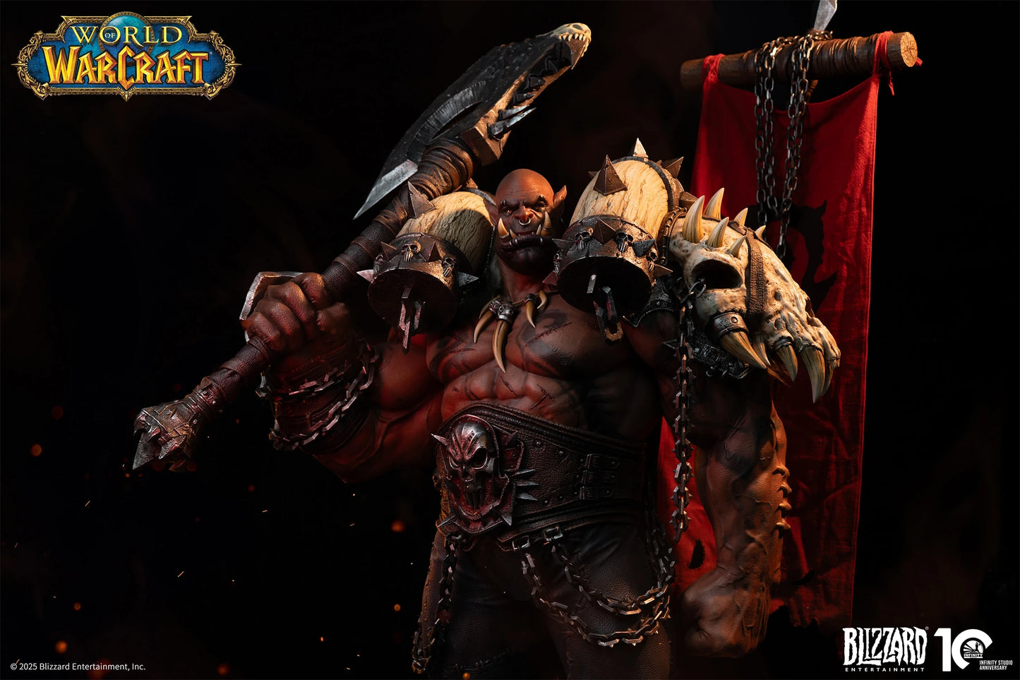 Preventa Resina Garrosh Hellscream  Figura World of Warcraft Infinity (Licencia) Estudio