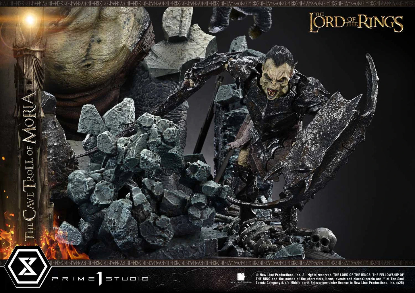 Preventa Resina Cave Troll of Moria Figura The Lord of the Rings Prime 1 (Licencia) Estudio