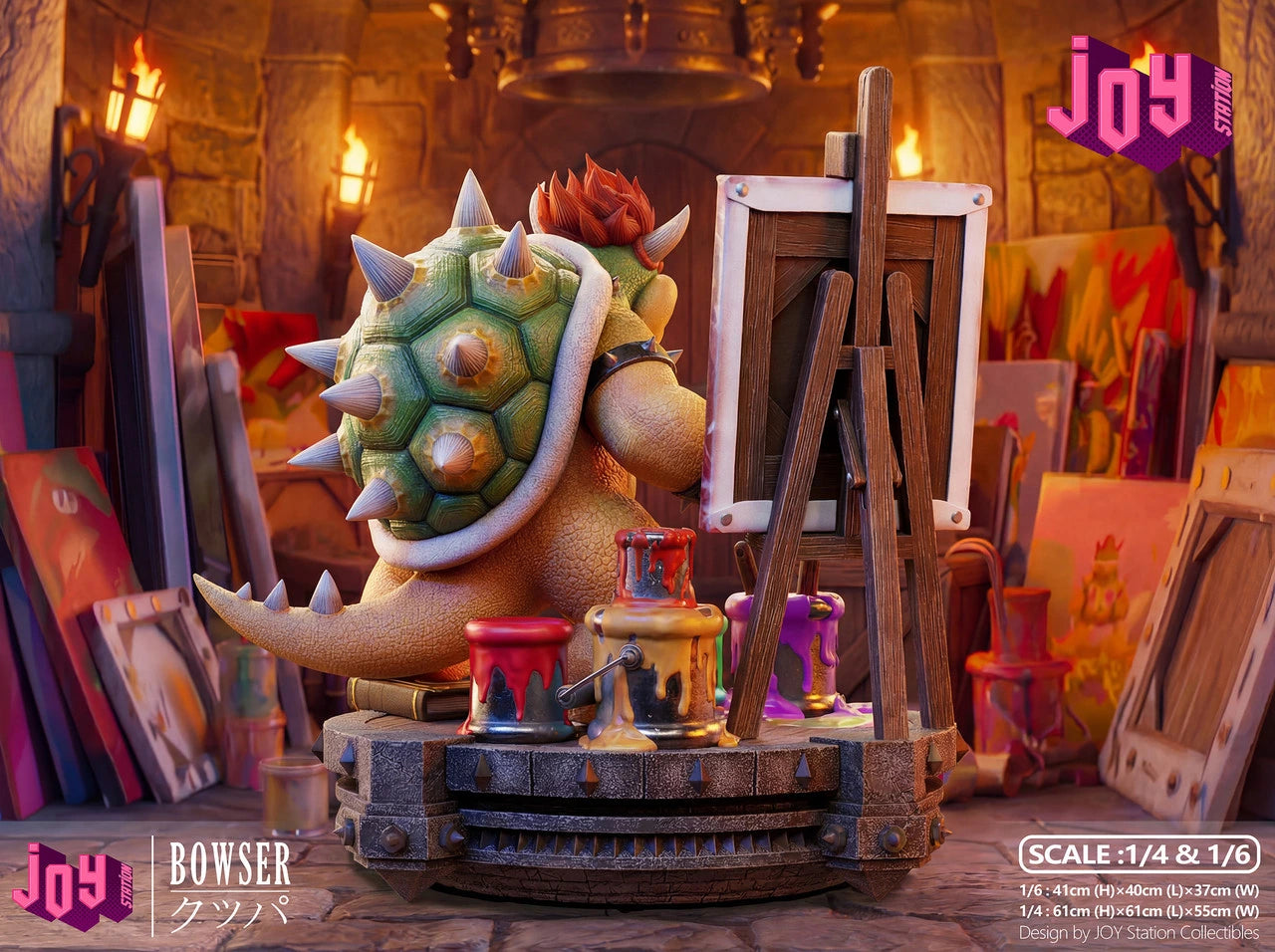 "Preventa Resina Bowser Figura Super Mario Galaxy: Movie  Joy Station Estudio"