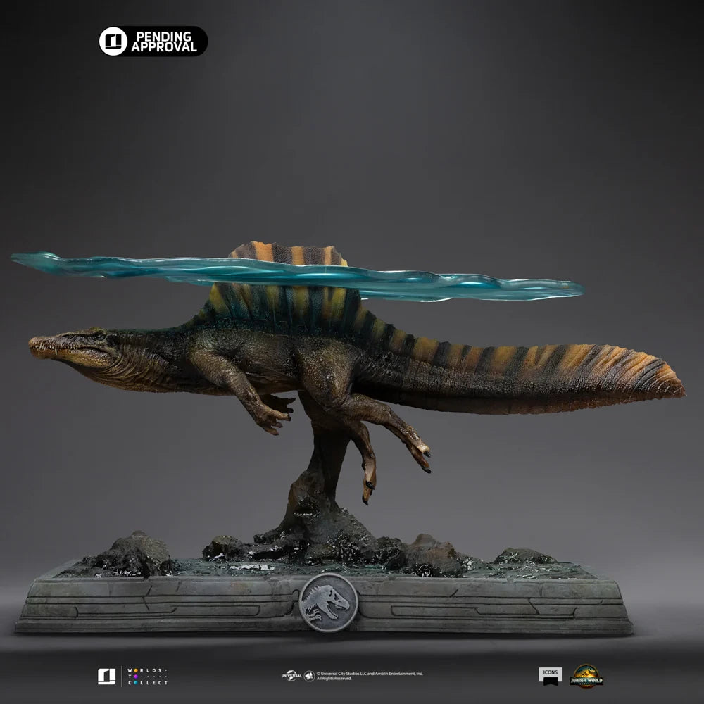 Preventa Resina Spinosaurus Figura Jurassic World: Renace  Iron (Licencia) Estudio