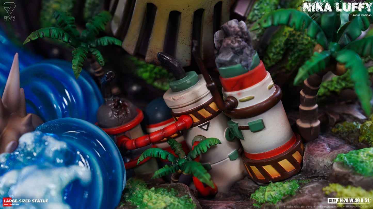 Preventa Resina Luffy "Gear 5" Figura One Piece Seven Estudio