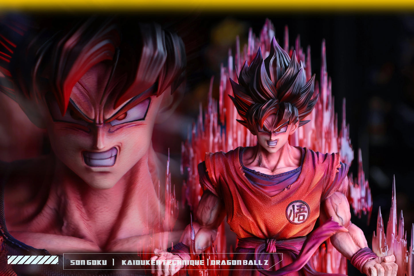 Preventa Resina Goku "Kaioken" Figura Dragon Ball Yun Qi Estudio