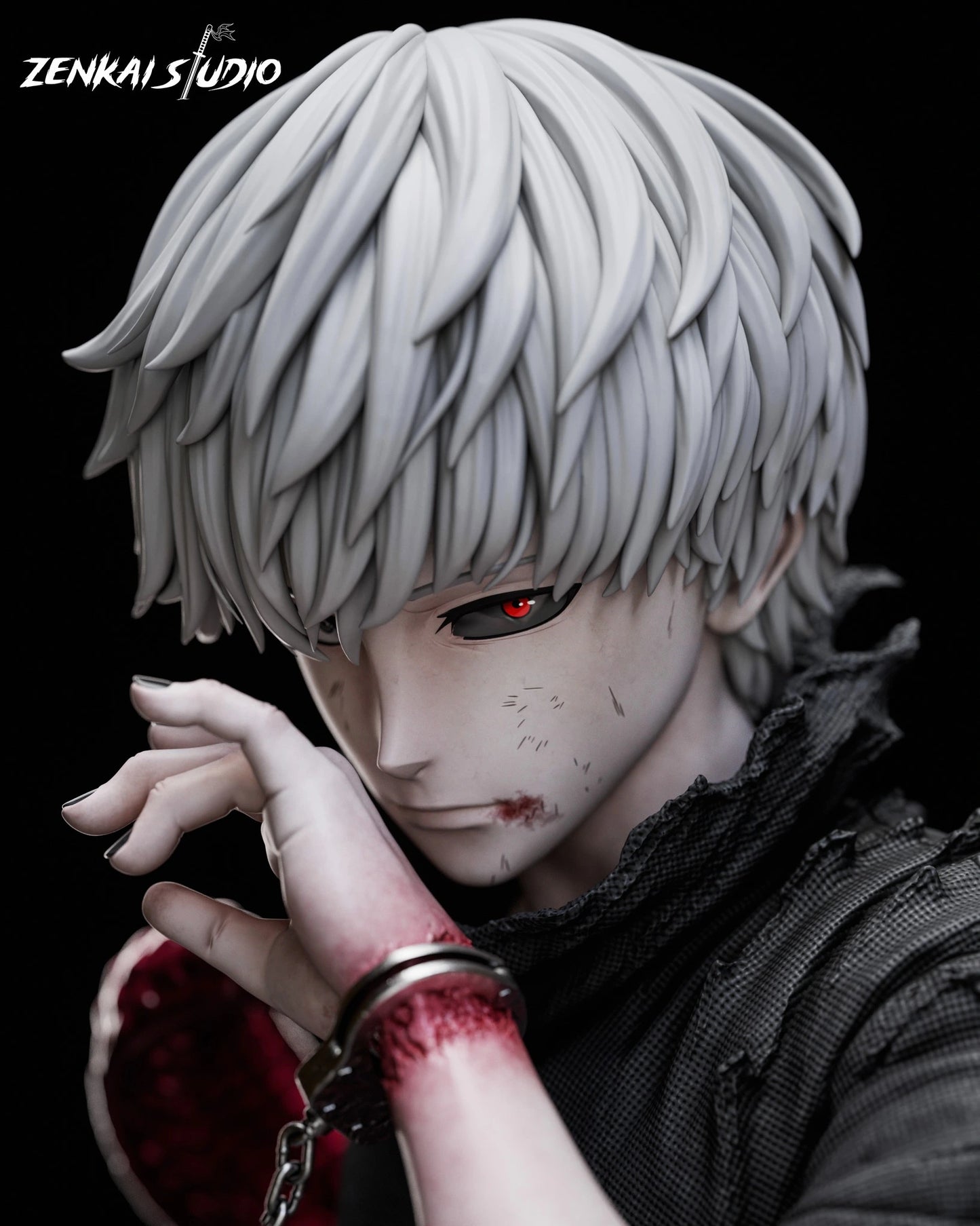 Preventa Resina Kaneki Ken Figura Tokyo Ghoul Zenkai Estudio