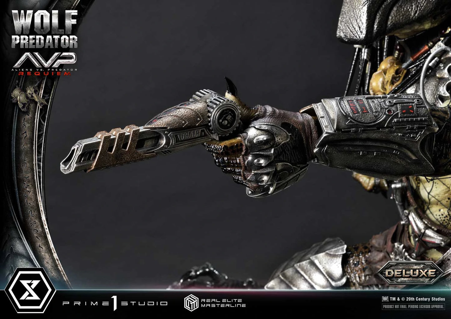 Preventa Resina Wolf Predator Figura Aliens vs Predator: Requiem Prime 1 (Licencia) Deluxe Estudio