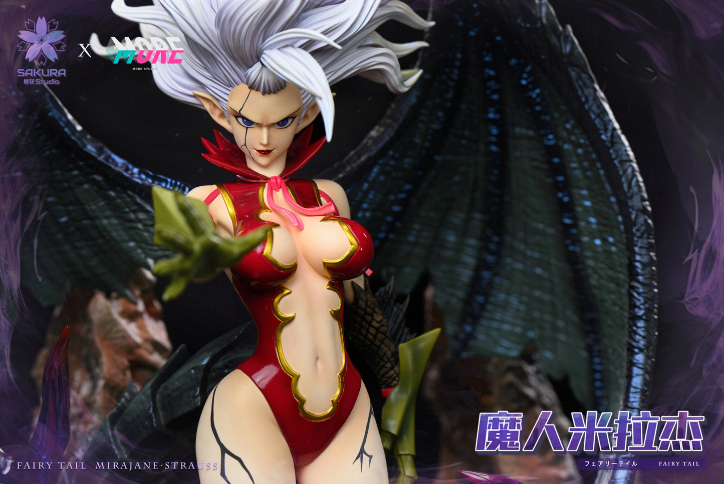 Preventa Resina Mirajane Figura Fairy Tail Sakura x More Estudio