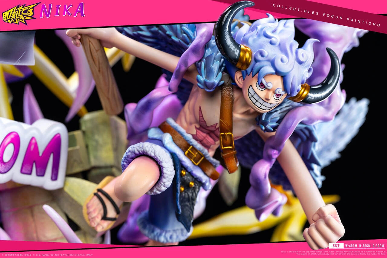 Preventa Resina Monkey D. Luffy "Nika" Figura One Piece JiKe Estudio