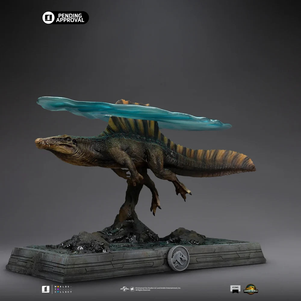 Preventa Resina Spinosaurus Figura Jurassic World: Renace  Iron (Licencia) Estudio