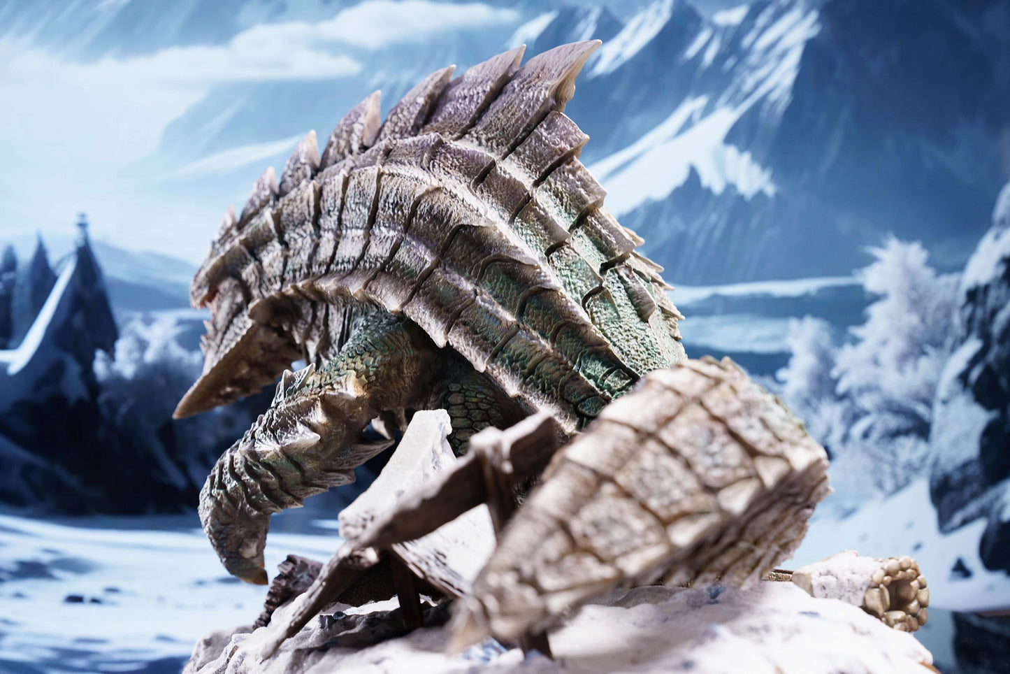 Preventa Resina Ukanlos Figura Monster Hunter Dragon Frontier Estudio