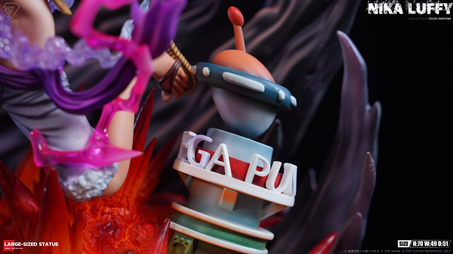 Preventa Resina Luffy "Gear 5" Figura One Piece Seven Estudio