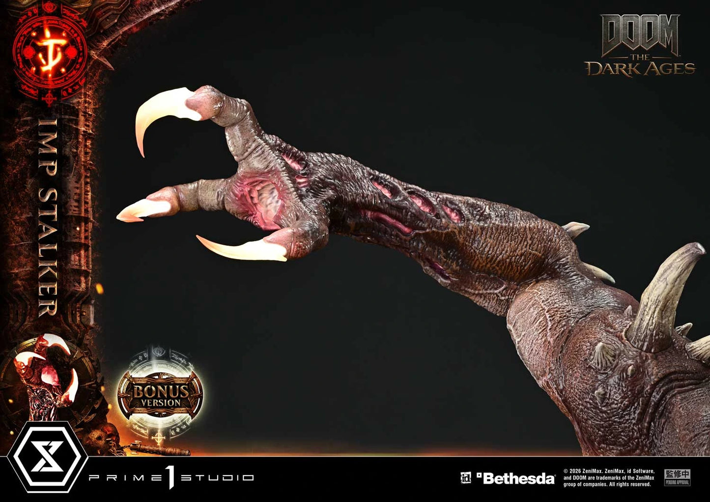 "Preventa Resina Imp Stalker  Figura DOOM: The Dark Ages   Prime 1 (Licencia) Estudio"