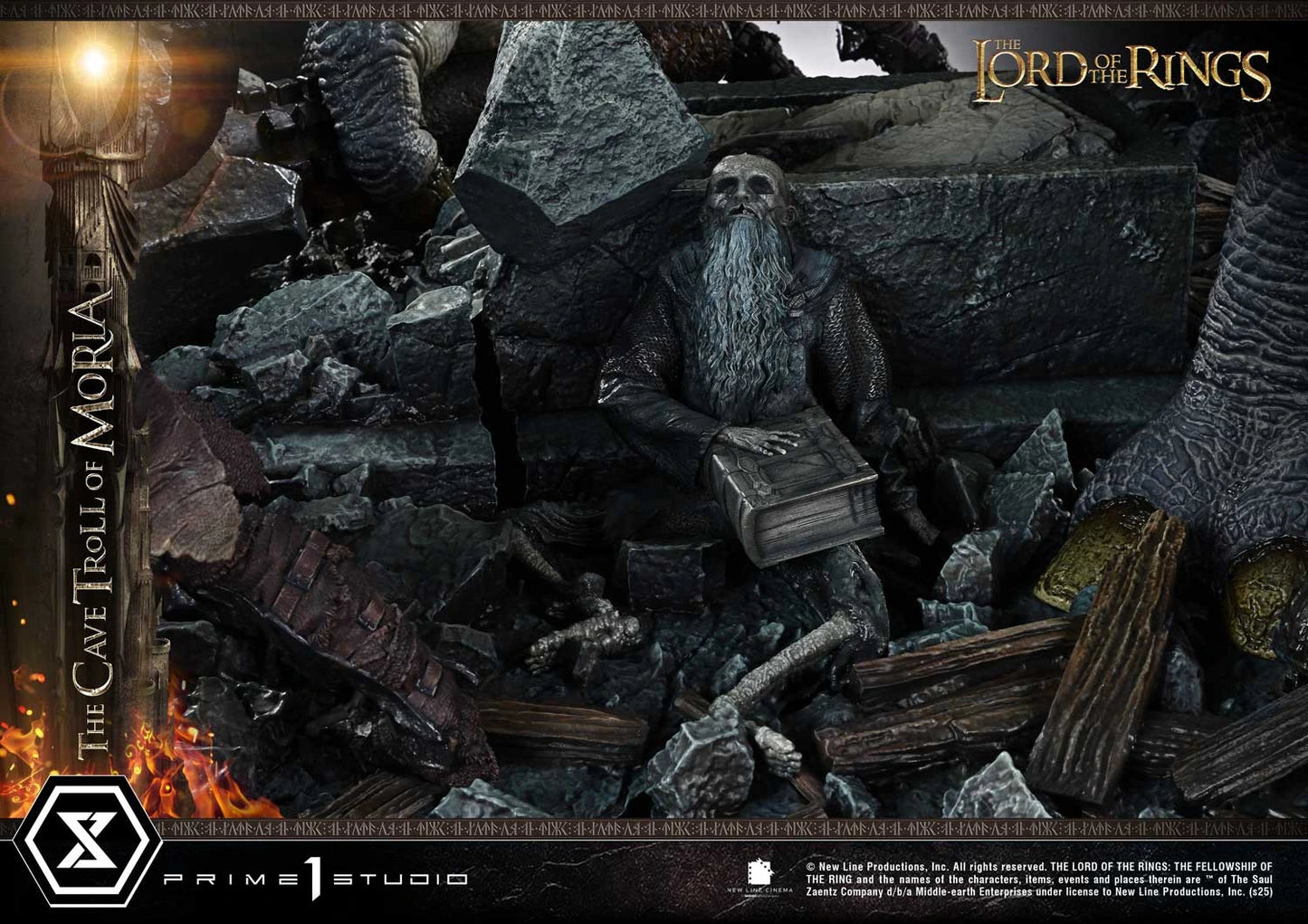 Preventa Resina Cave Troll of Moria Figura The Lord of the Rings Prime 1 (Licencia) Estudio